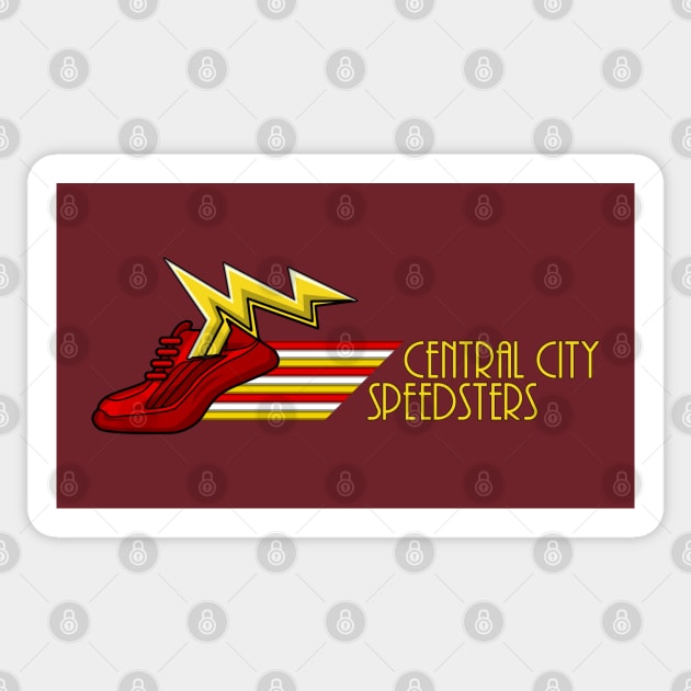 Central City Speedsters - DC Sports Mashup Sticker by EightUnder